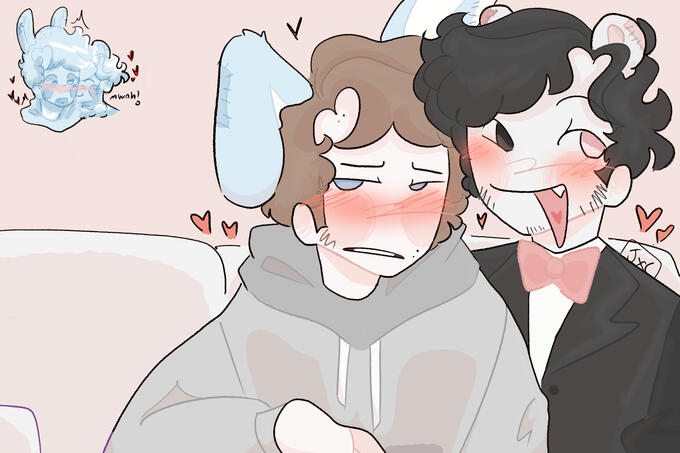 Cesar Torres and Mark Heathcliff (Plushdela AU) - TMC